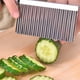 thumbnail image 4 of 1pc Stainless Steel Potato Cucumber Wavy Edged Knife, Vegetable Slicer And Peeler For Efficient Cutting, Kitchen Gadget For Cooking And Meal Prep, Kitchen Accessories, 4 of 4