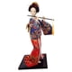thumbnail image 5 of Decoración De Estante De Muñecas De Kimono Artesanal De Geisha Japonesa De 12 Pulgadas, 5 of 5