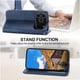 thumbnail image 5 of Funda Flip FOXDOCK para iPhone 17 Pro Max , Estilo Billetera con Diseño Rombo, Correa de Mano y Soporte, Uso Diario, 5 of 6