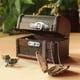 thumbnail image 5 of 12 piezas de cerradura decorativa para joyero, caja de madera, gancho de pestillo, hebilla de pestillo derecho, candado de cuerno con pestillo derecho y tornillos., 5 of 8