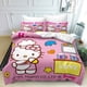 thumbnail image 1 of Printed Duvet Quilt Cover Hello Bedding Bed Set Kitty Soft Comforter Microfiber with Zipper Closure Great Match with Any Home Decor, 1 of 4