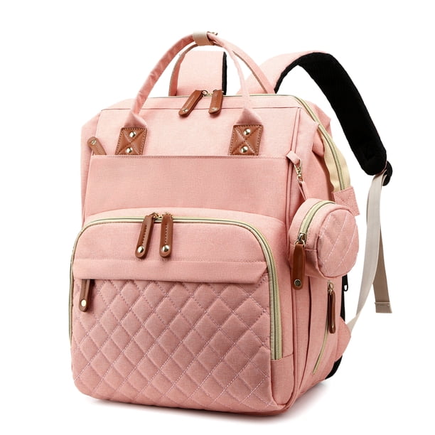 Multifunctional Baby Diaper Bag Backpack with Changing Station - Waterproof Large Travel Backpack for Boys and Girls - Essential Newborn Baby Registry Gift