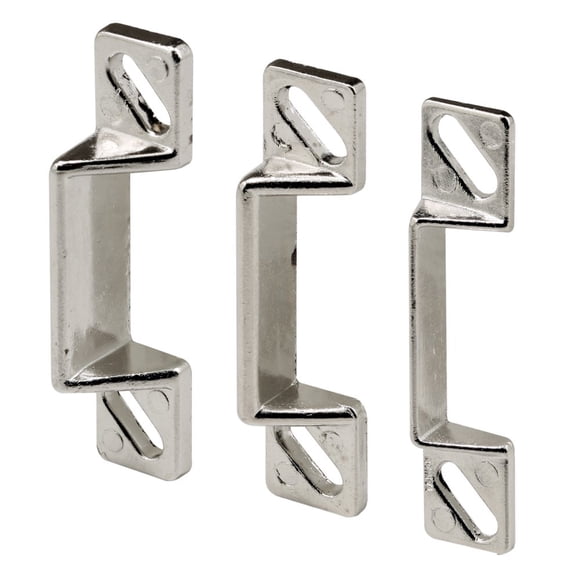 Surtido de planchas Strike Plate PRIME-LINE, zinc fundido a presión, 43 mm
