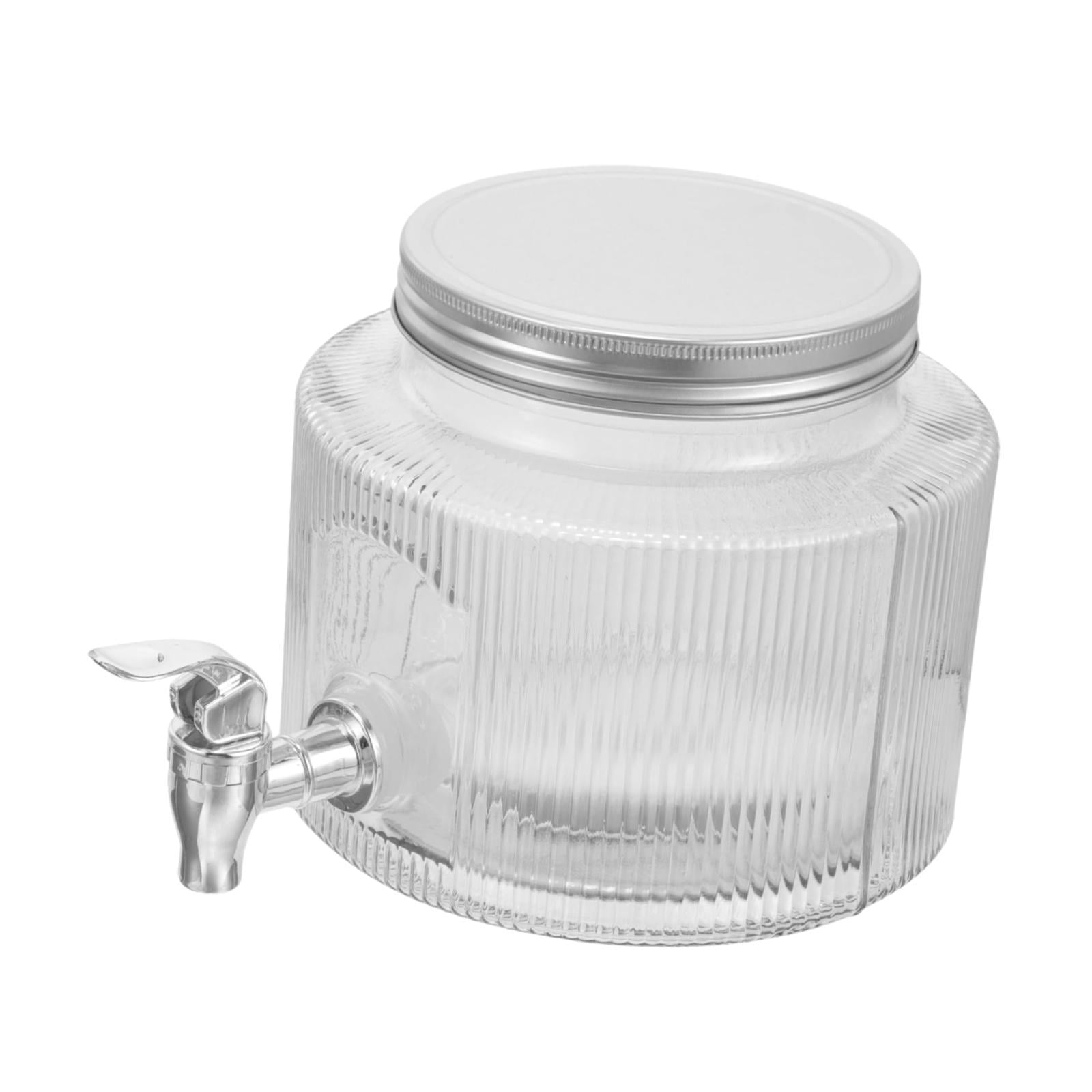 Magideal - Donante De Vidrio, Dispensador De Bebidas Para Refrigerador, Té De Frutas -krug, Dispensador De Jugo, Jarra De Agua Fría Para Parrilla, Eventos, Event