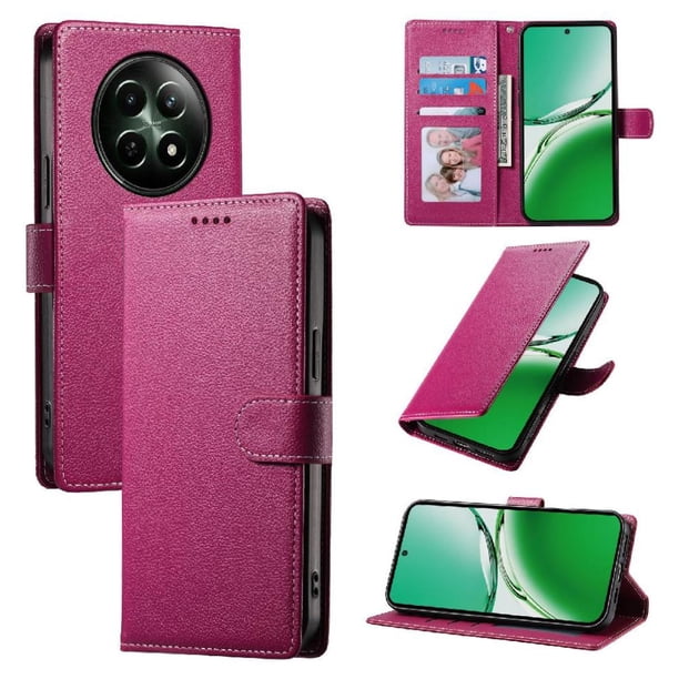 Funda para FOXDOCK Realme C65 5G– Cuero Premium, 3 ranuras para tarjetas, Protección contra impactos