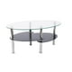 thumbnail image 2 of Mesa de Centro Moderna Martina con 2 Caras - Vidrio Templado negro 90x60x41, 2 of 4