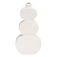 Genérico - Jarrón Florero Circular Apilado Abstracto Decoración Jhn