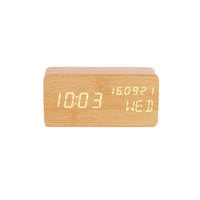 Genérico - Reloj Despertador Digital Led, Escritorio, Alarma, Negro