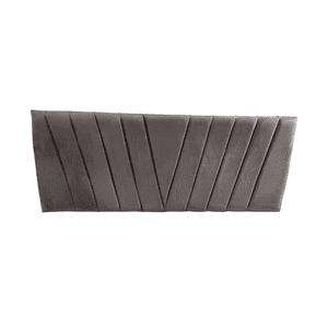 Importclick - Respaldo Elegante King Capitone 180X60 Cm Gris Claro Lino