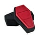thumbnail image 1 of Caja De Joyería Con Forma De Ataúd, Caja De Almacenamiento De Joyas Para Colgantes, Amuletos, Regalos, Recuerdo De Fiesta, Caja De Anillos, Color Negro Y Rojo, 1 of 3