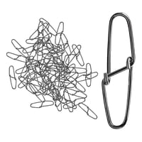 Ioensy - 100X Broches De Pesca Equipo De Pesca Aparejos De Pesca Broches De Bloqueo Ligeros Modelo Giratorio 4