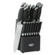 thumbnail image 1 of Juego de cuchillos Oster Lindbergh, 22 piezas, con bloque de cuchillos negro, 1 of 3