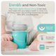thumbnail image 4 of Funda de Silicona para Frasco Mason 8 oz Boca Regular Color Agave, 4 of 7