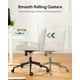 thumbnail image 4 of Silla De Cruce De Piernas Cuero Pu Giratoria Y Ajustable Beige, 4 of 7