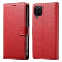 Funda Para Foxdock Samsung Galaxy A12– Cuero Premium, 3 Ranuras Para Tarjetas, Protección Contra Impactos
