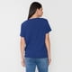 thumbnail image 2 of Polera Mujer Rib Básica Manga Corta Navy Corona, 2 of 5