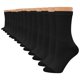 thumbnail image 1 of Calcetines Crew Soft Para Mujer Que Absorben La Humedad Paquete De 14 Negros, 1 of 3