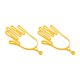 thumbnail image 2 of 2 Soportes Para Camilla De Guantes De Golf Para Mantenimiento En Exteriores., 2 of 5