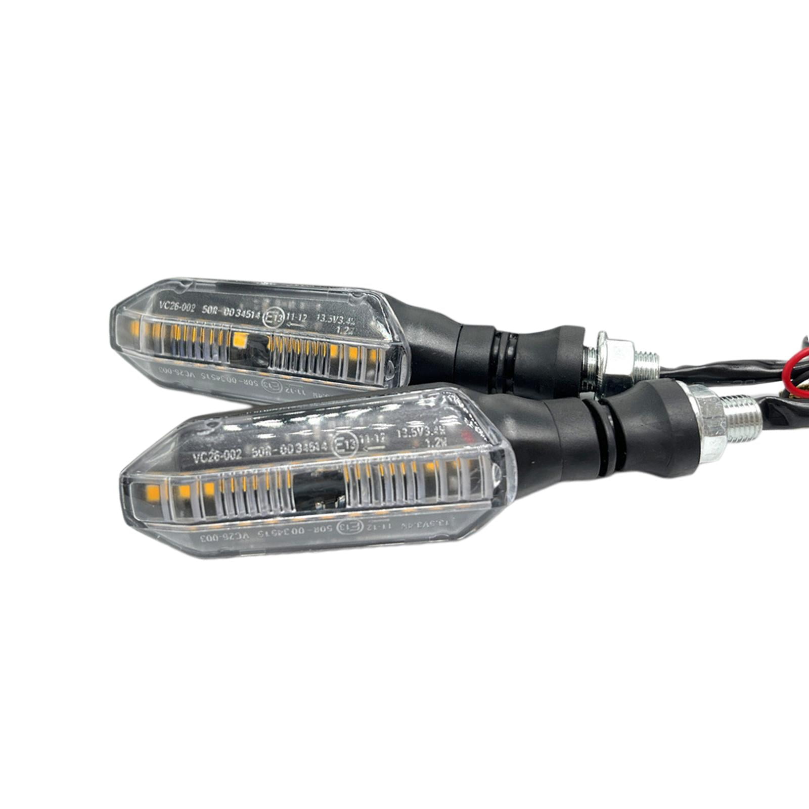 Ioensy - Intermitentes De Motocicleta, Luces Intermitentes De Flecha Intermitente De Agua Corriente Para Honda, Luz Constante