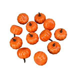 Bothyi - 12 Piezas De Calabazas Falsas Modelo Diy Calabazas De Espuma Falsas Para Tienda De Halloween Otoño S Amarillo