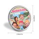 thumbnail image 2 of Bebefinn Play Time-Theme Round Button Badge: Premium Metal Construction, Ideal for High-End Events 2.8 cm, 2 of 6