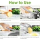 thumbnail image 5 of Cortador de papas fritas con 2 cuchillas, cortador de papas fritas de acero inoxidable con patas antideslizantes, herramienta de cocina para zanahorias, verduras y frutas., 5 of 7