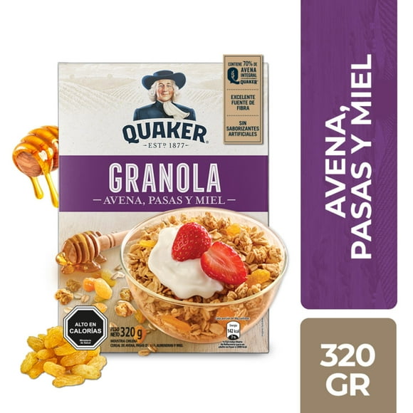 Granola Miel Pasas, 320 g