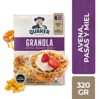 Granola Miel Pasas 320 G Quaker