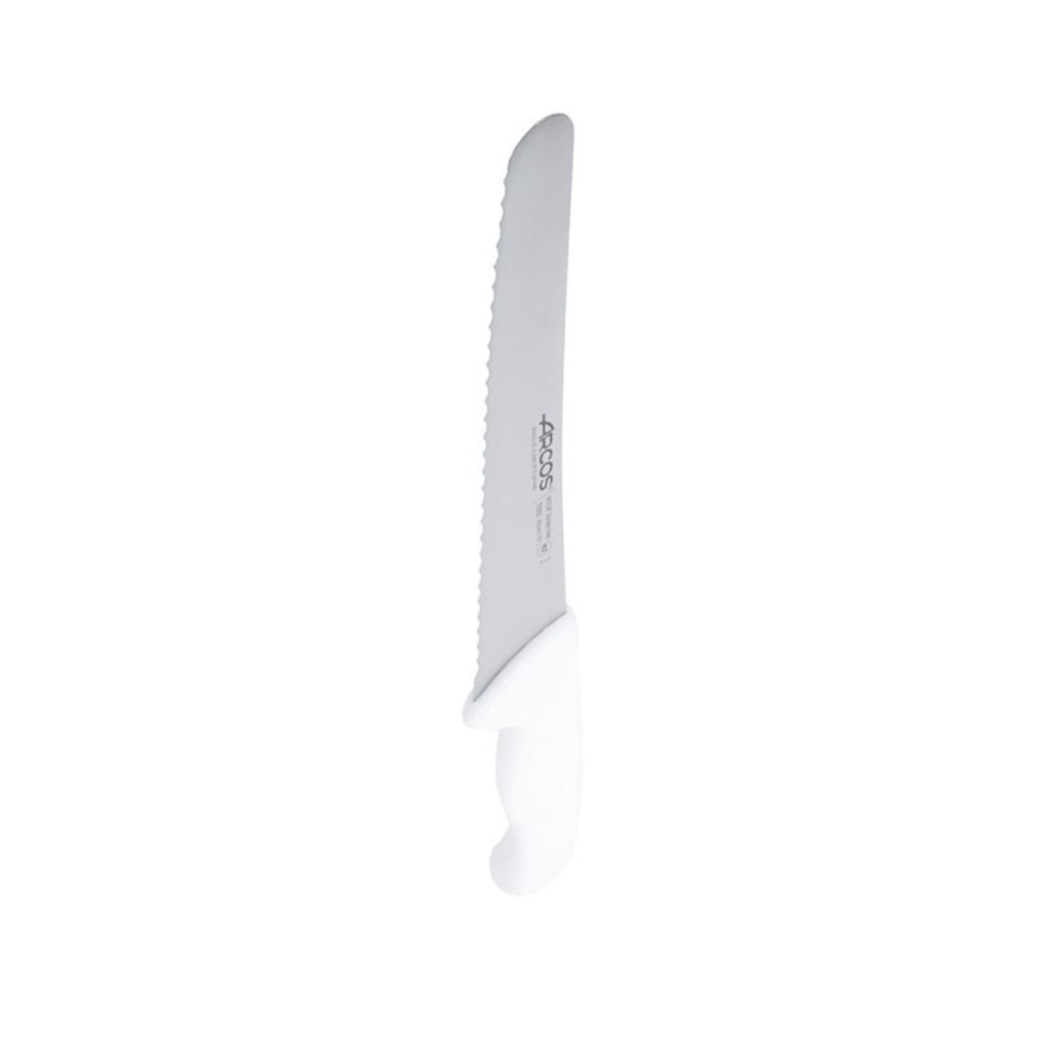 Cuchillo Sierra Pastelero Mango Blanco 25cm Arcos