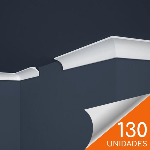 Cornisa E11 35 x 35mm x 2mt xPS Caja 130 unidades