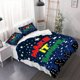 thumbnail image 1 of Three-Piece Set Make It Shine Neon Text City Art Printed Duvet Cover Set Suitable for Bedrooms And Guest Rooms. Soft And Comfortable Duvet Cover, 1 of 1