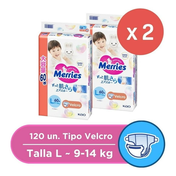 Merries Ultra Jumbo L 60x2 Pcs (440632)