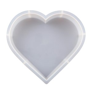 Bothyi - Molde De Silicona Resina Epoxi Molde De Fundición Flores Secas Corazón