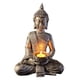 thumbnail image 1 of Buda Yoga Candelero Mesa Tealight Estatua Ministerio Del Interior Coleccionable C, 1 of 5