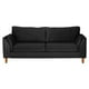 thumbnail image 3 of Sofa Milan 3C Con Resortes Pocket Tela Velvet Negro, 3 of 7