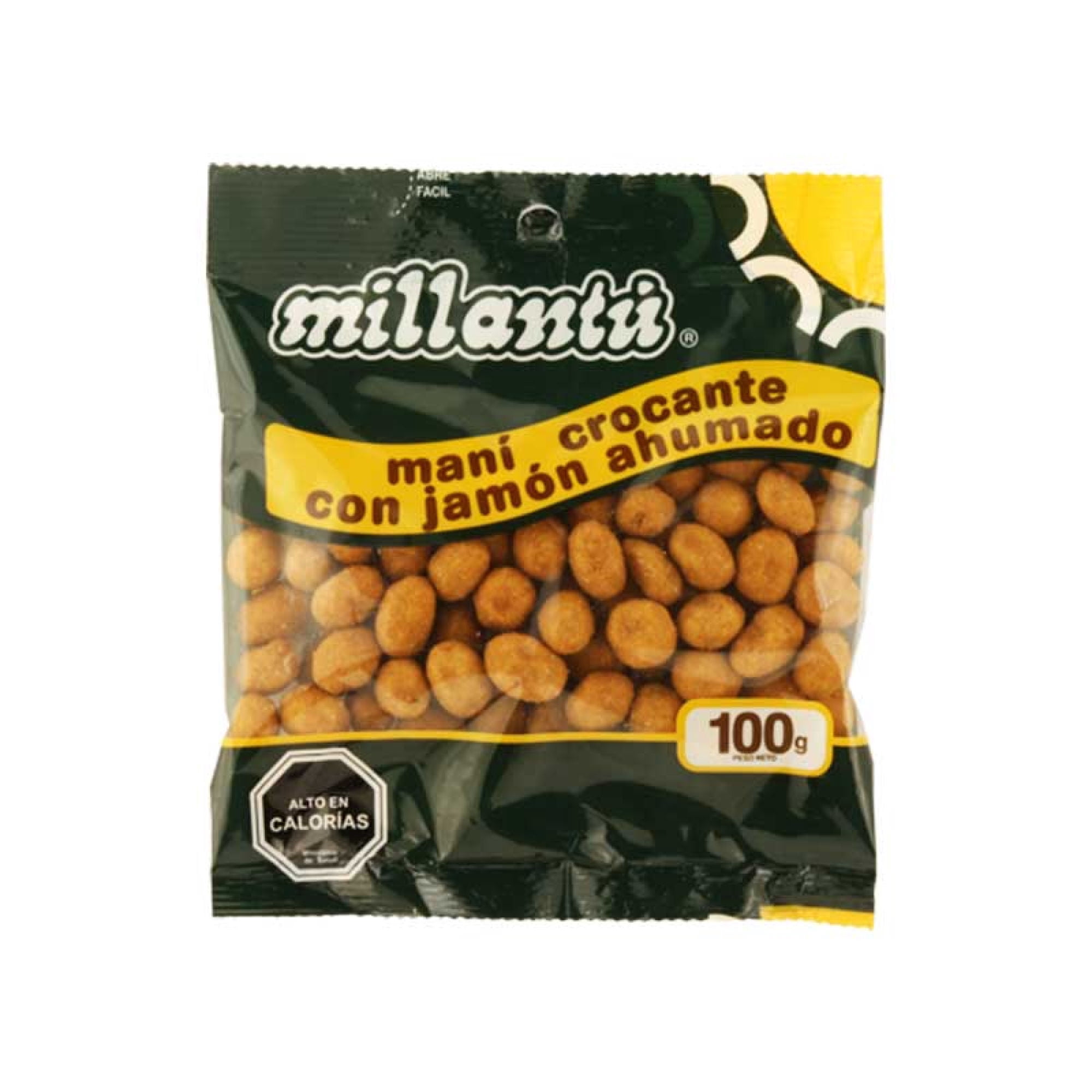 Maní Crocante Con Jamón Ahumado 100 g Millantú