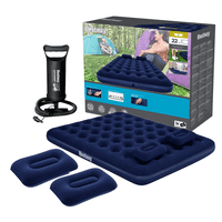 Colchon Inflable 2 Plazas Bestway + 2 Almohadas + Inflador
