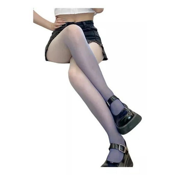 Panty Semi Transparentes Con Degradado Para Mujer - Kawai - Azul