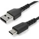 thumbnail image 1 of Cable USB-C StarTech.com 2 m 3 A Negro con chaqueta TPE, 1 of 7