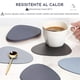 thumbnail image 5 of Set 4 Posavasos Ecocuero Antimanchas Impermeables 2 En 1, 5 of 9