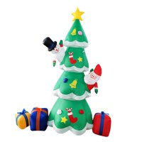 Magideal - Papá Noel Inflable Con Cajas De Regalo De Claus Ilumina El Césped Led Inflable Para El Jardín De Vacaciones Navidad Al Aire Libre