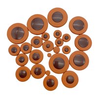 Bothyi - 25X Almohadillas De Cuero Para Saxofón Almohadillas De Cuero Para Saxofón Accesorio Para Saxofón Alto