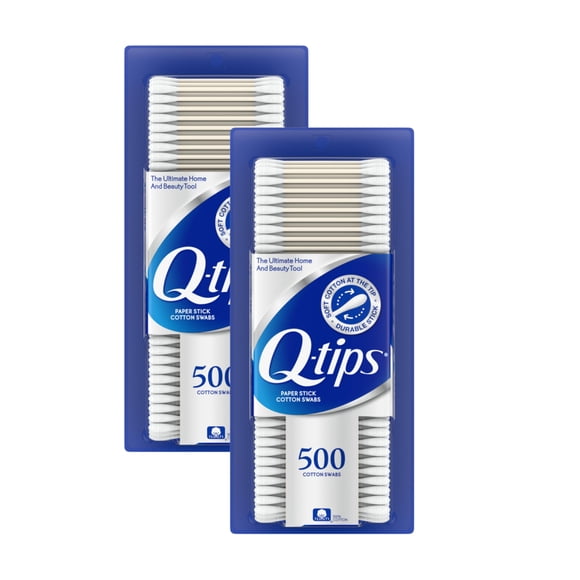 Hisopos de Algodón Q-tips 500 Unidades (Paquete de 2)
