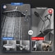 thumbnail image 5 of Cabezal de Ducha Veken 30 cm Lluvia con Doble Rociado Cromo, 5 of 8
