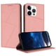 thumbnail image 1 of Funda Cartera Magnética para iPhone 15 Pro Protección Antichoque con Ranuras Rosa, 1 of 6