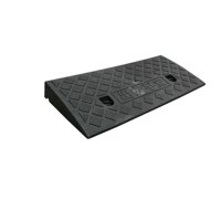 Ioensy - Rampa De Acera Rampa De Acera De Entrada Automática Ligera Para Cortadoras De Motocicletas Rvs H 4 Cm Negro