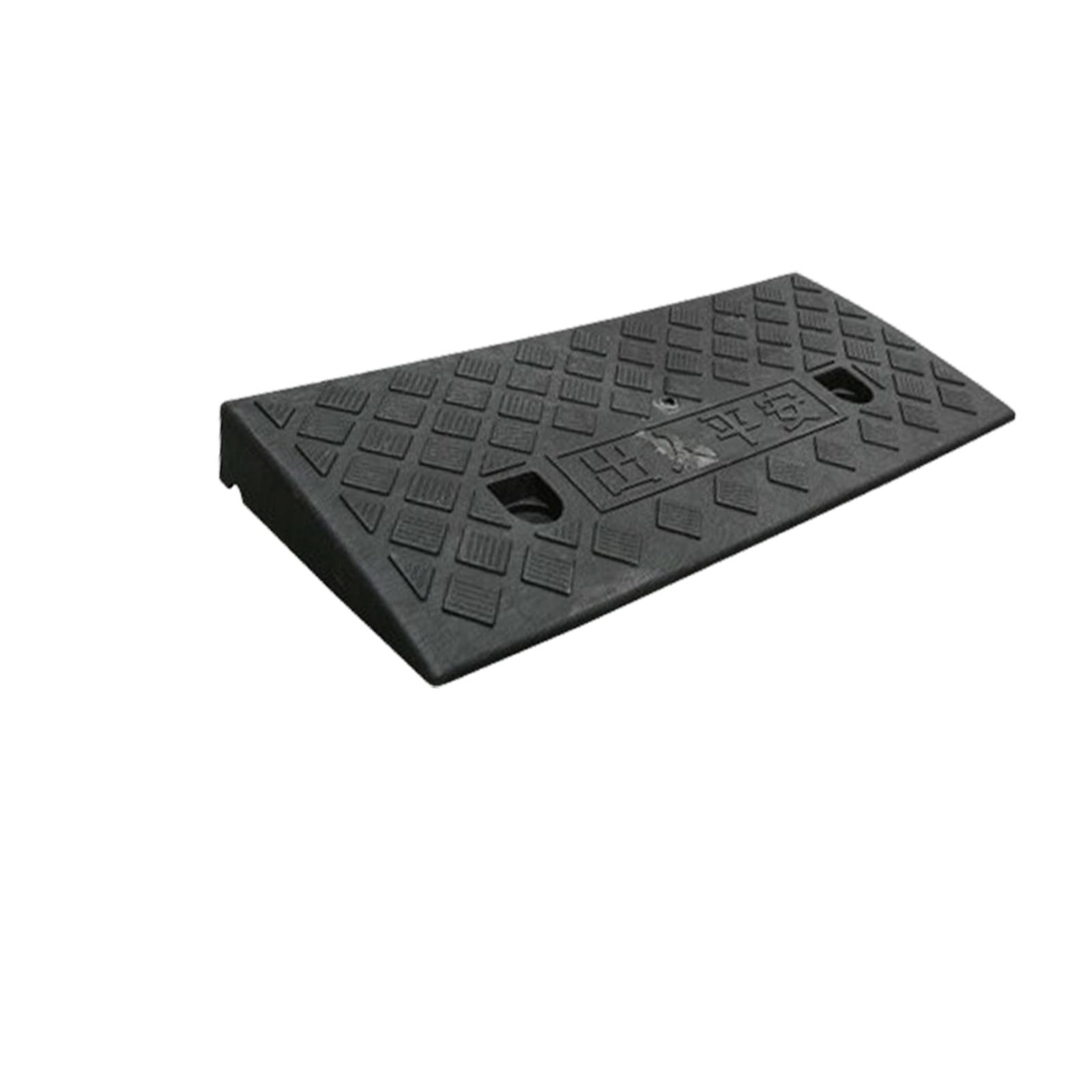 Ioensy - Rampa De Acera Rampa De Acera De Entrada Automática Ligera Para Cortadoras De Motocicletas Rvs H 4 Cm Negro