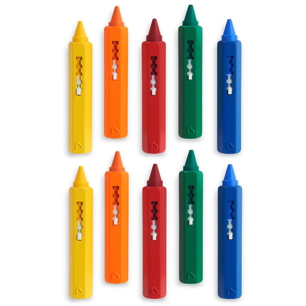Juguete de baño Bath Crayons Munchkin Draw para niños pequeños, 5 unidades (paquete de 2)