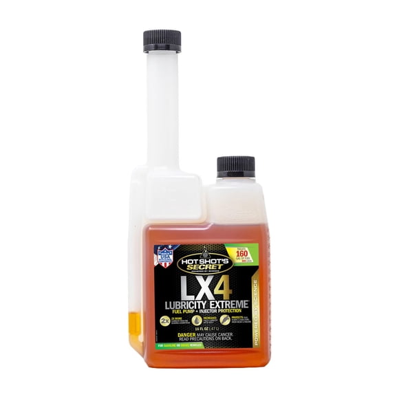 Protección del sistema de combustible Hot Shot's Secret LX4 Lubricity 480 ml