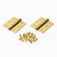 Pack 2 Bisagra Para Puertas 3X3 Acero Bronceada Dmc